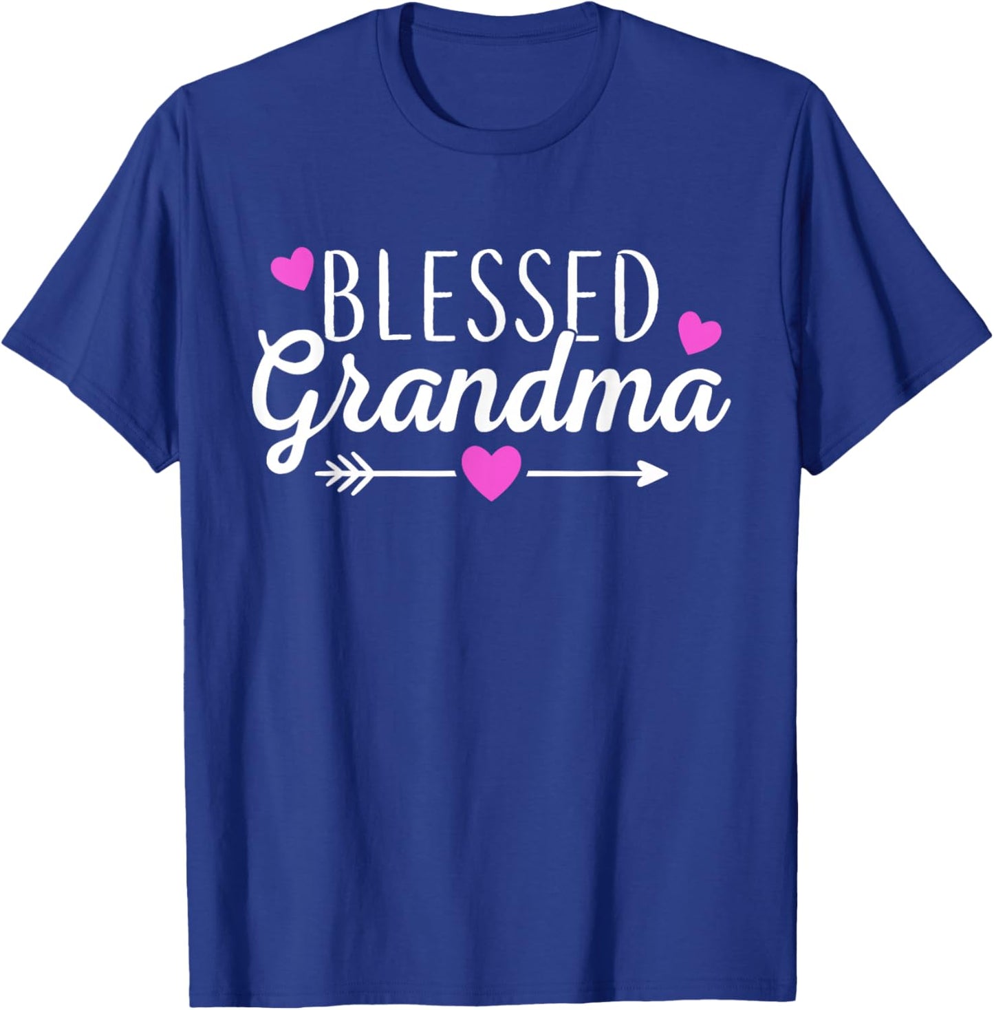 Blessed Grandma For Cute Grandmother Women Mothers Day T-Shirt - T-Shirt | Royal