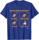 Funny Basset Hound | Basset Hound Security T-Shirt - T-Shirt | Royal