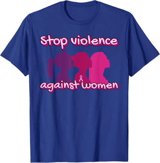 Let's End Violence Against Women T-Shirt - T-Shirt | Royal