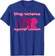 Let's End Violence Against Women T-Shirt - T-Shirt | Royal
