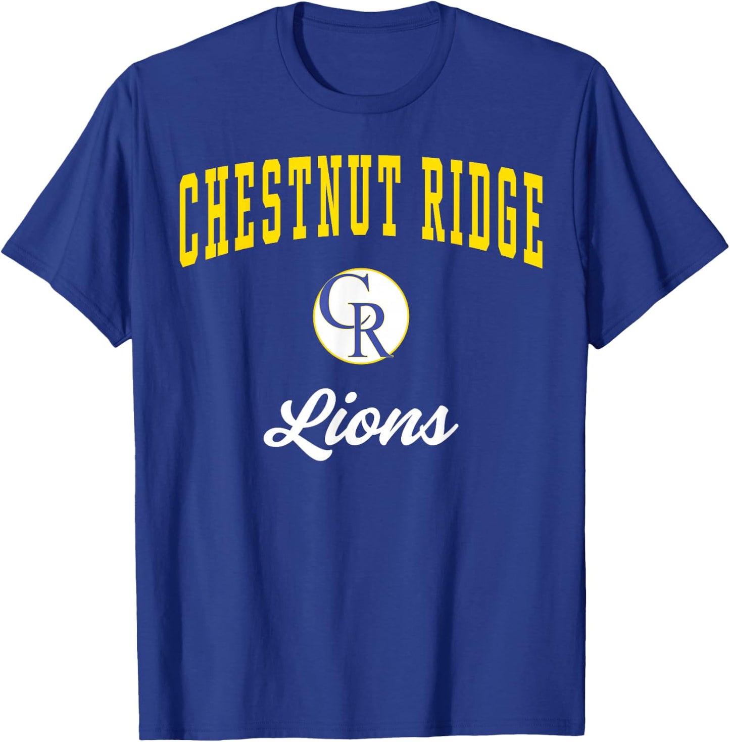Chestnut Ridge High School Lions T-Shirt - T-Shirt | Royal