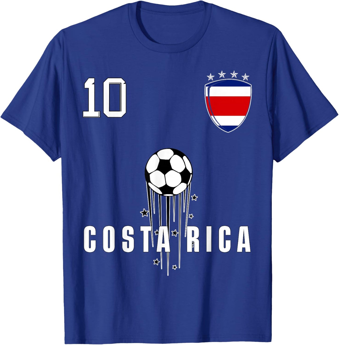 Costa Rica Flag Costa Rican Pride Lovers T-Shirt - T-Shirt | Royal