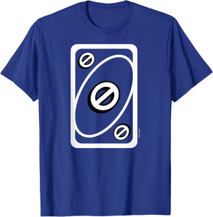 UNO - Blue Skip Card , blue T-Shirt - T-Shirt | Royal