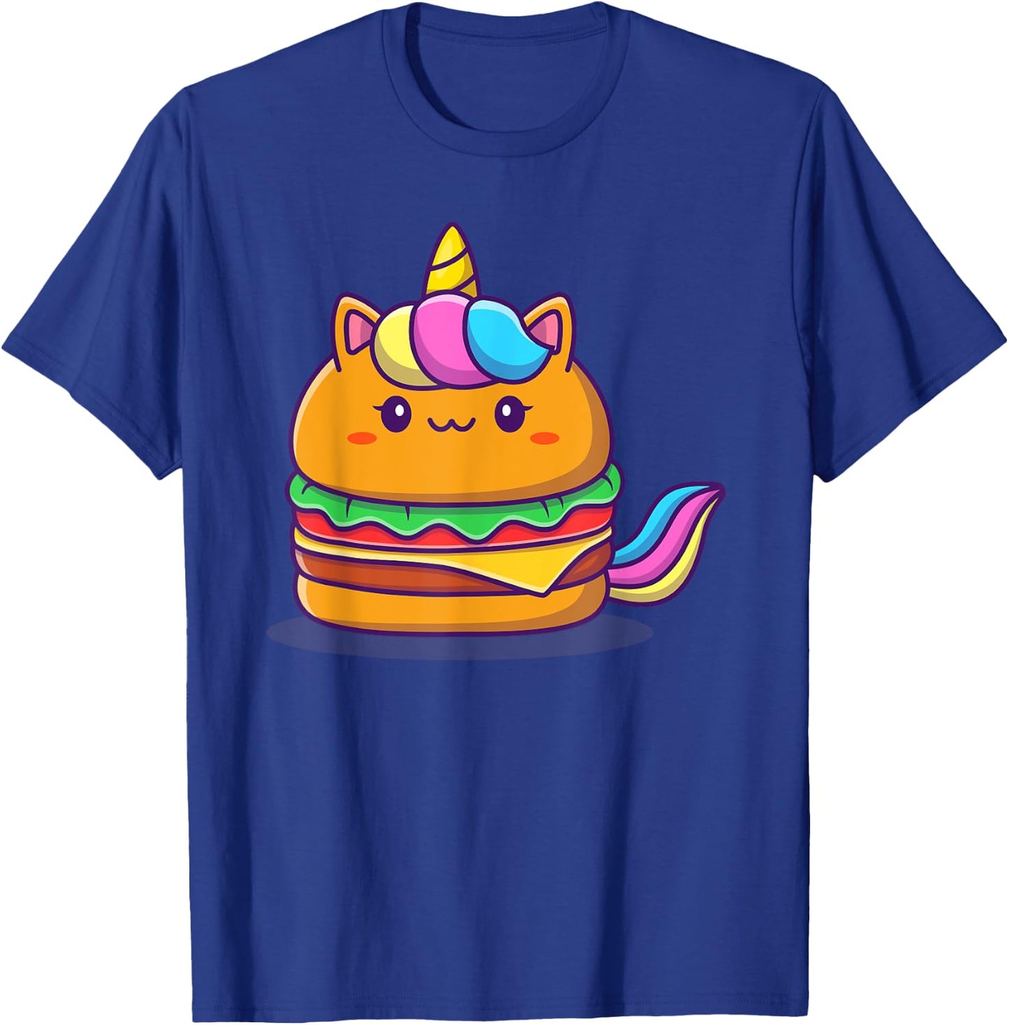 Unicorn Hamburger T-Shirt - T-Shirt | Royal