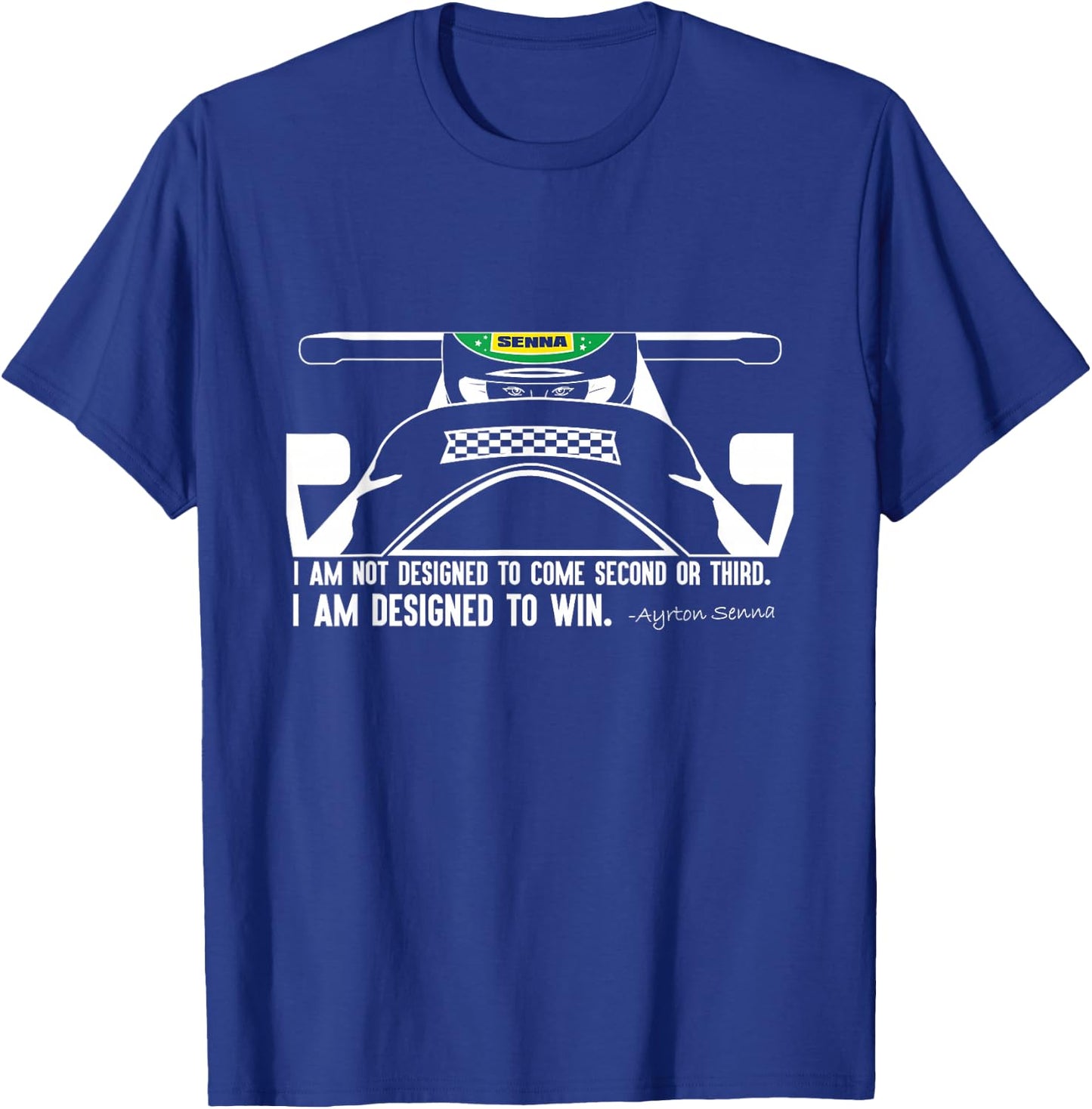 Entwickelt, um zu gewinnen - Senna T-Shirt - T-Shirt | Royal