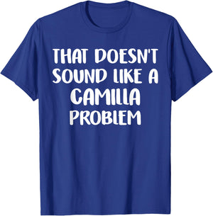 CAMILLA Personalized Cute Flower Girls CAMILLA Name T-Shirt - T-Shirt | Royal