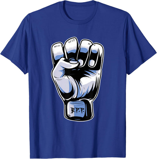 Black History Panther Party BPP 1966 Fist Pendant Vintage T-Shirt - T-Shirt | Royal