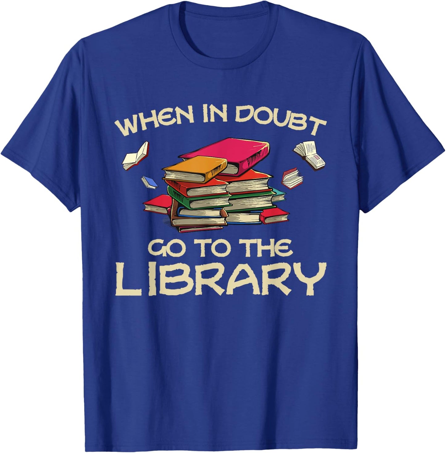 Cool Book Design Women Book Reading Bookworm Lovers T-Shirt - T-Shirt | Royal