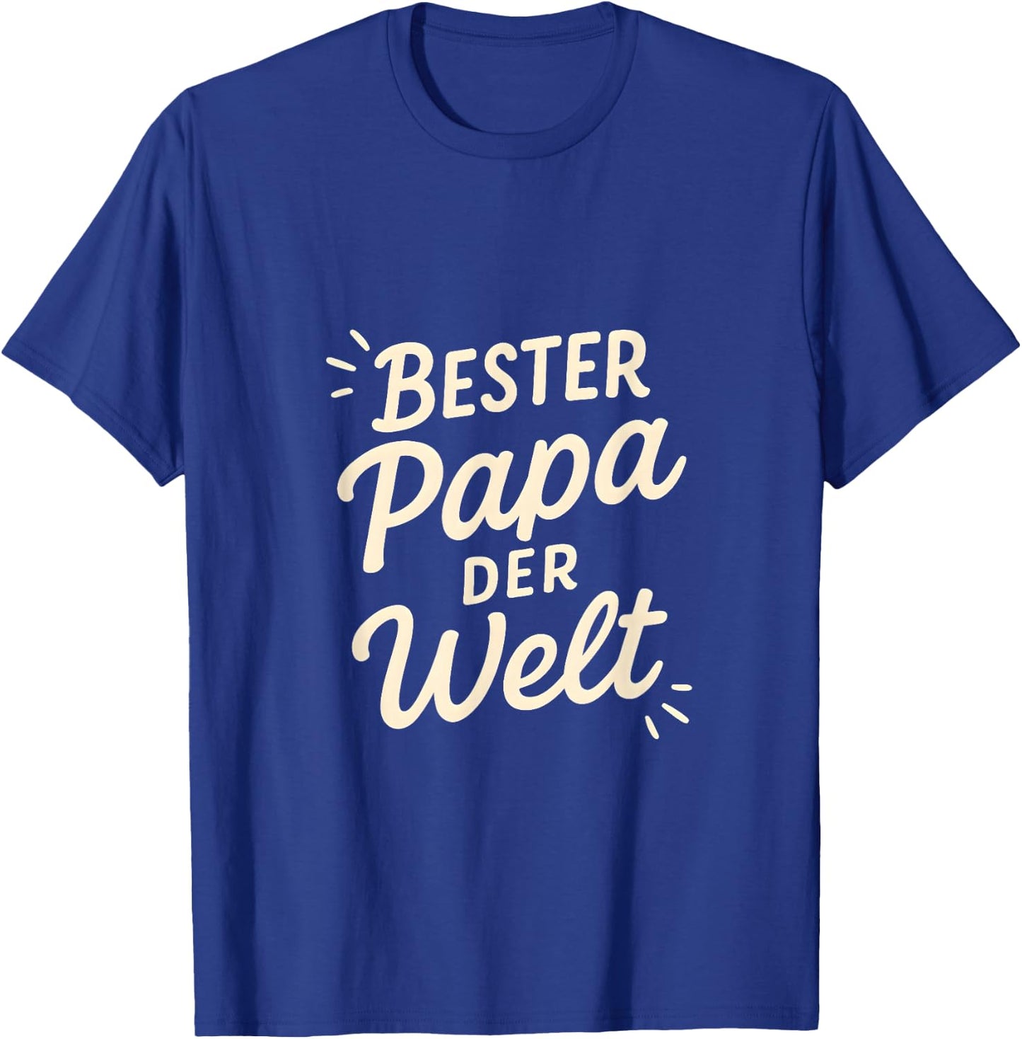 Bester der Welt Geschenkidee Vatertag Papa Männer Spruch T-Shirt - T-Shirt | Royal