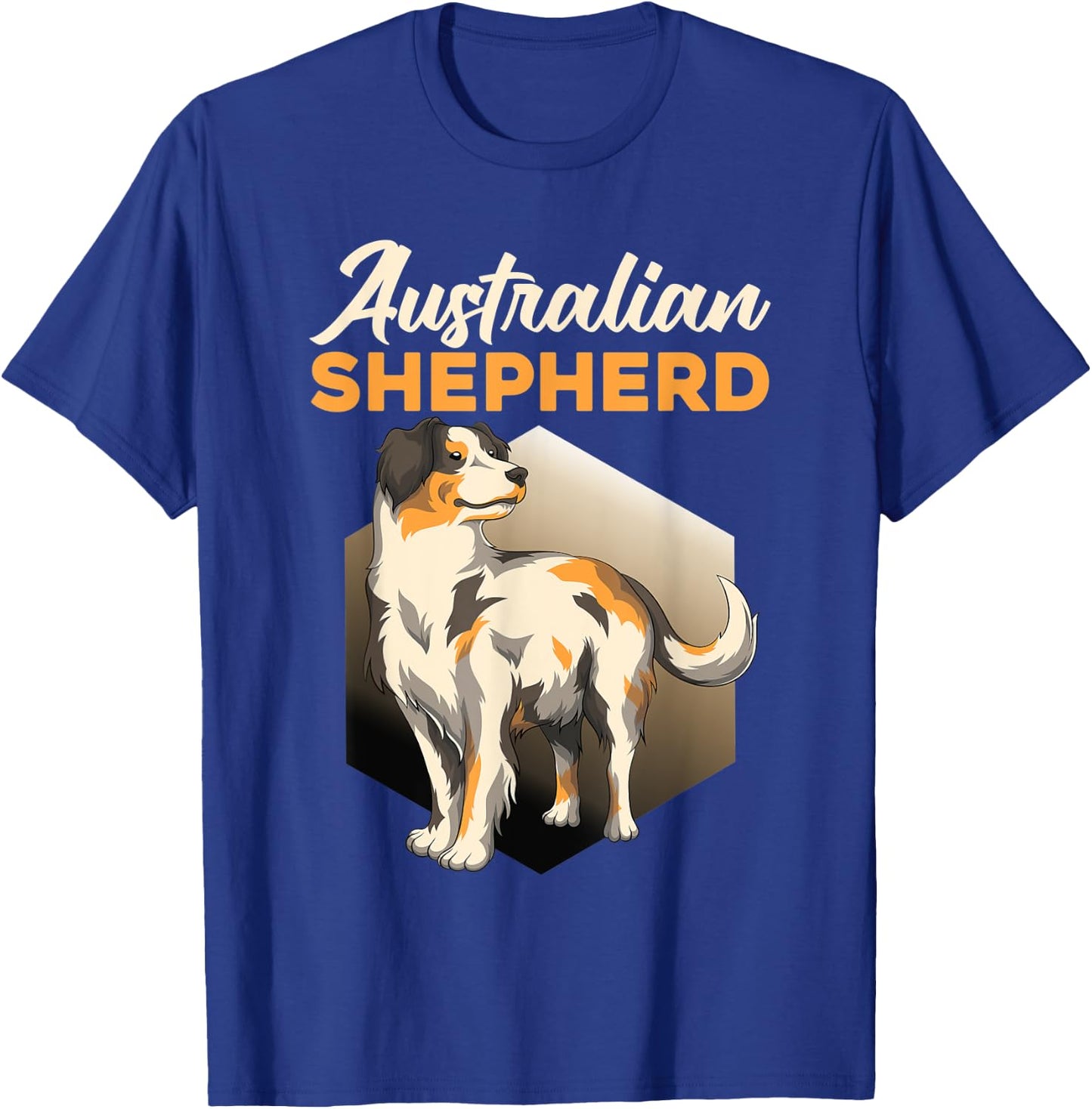 Australia Shepard Sheep Dog Aussie Shepard Dog Men Women T-Shirt - T-Shirt | Royal