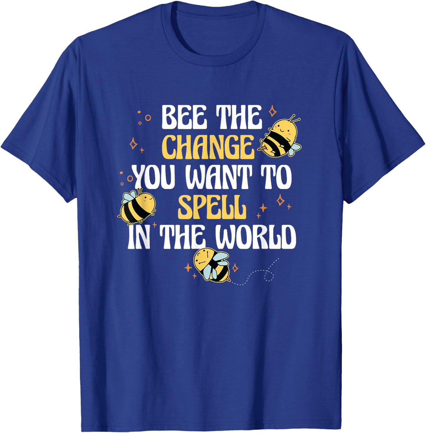 Spelling Bee Champion Competition Word Speller Spelling Bee T-Shirt - T-Shirt | Royal