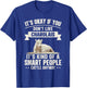 Smart People Cattle Farmer - Cow Breed Charolais T-Shirt - T-Shirt | Royal