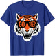 Retro Go Tigers Vintage Style Classic Gift Women Kid T-Shirt - T-Shirt | Royal