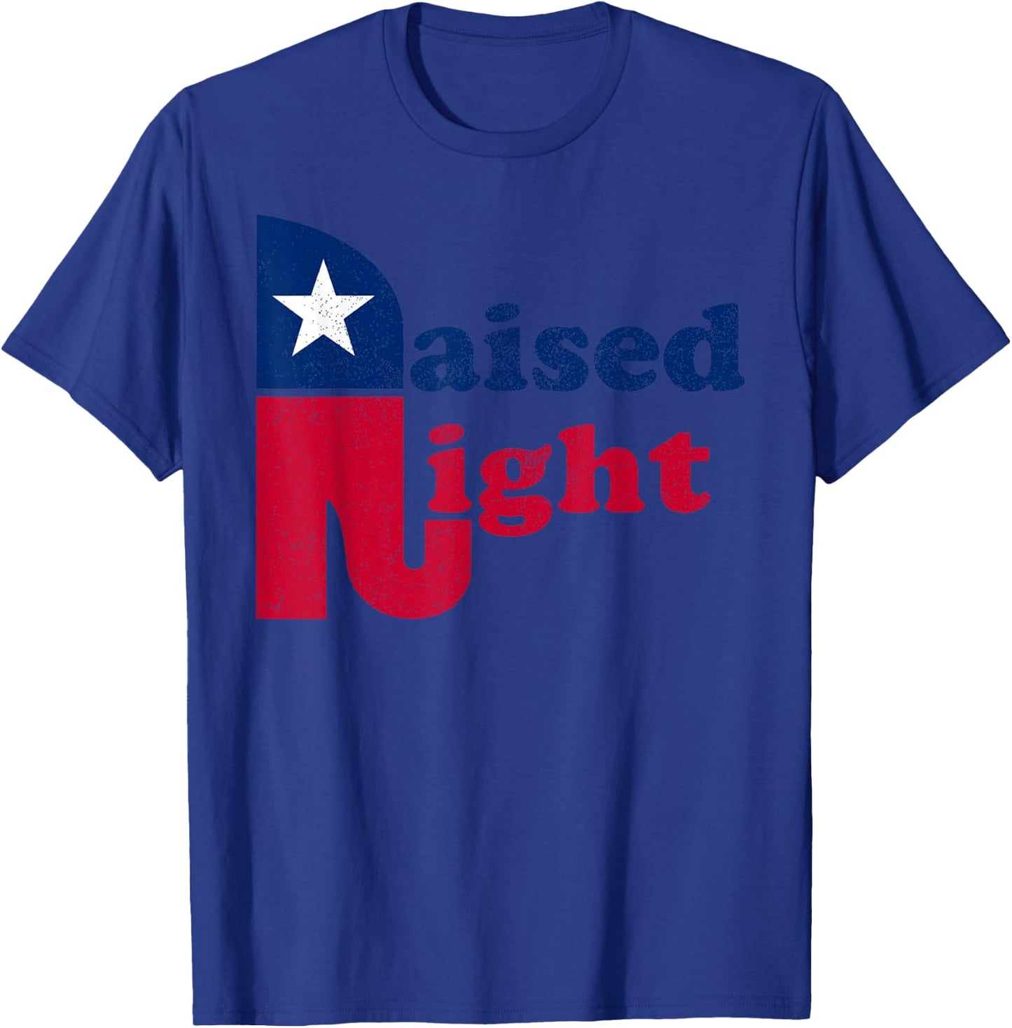 Raised Right Republican Elephant Retro Style Patriotic Gift Kids Men T-Shirt - T-Shirt | Royal