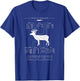 Venison Meat Chart Meat Deer Hunter Hunting T-Shirt - T-Shirt | Royal