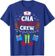 CNA Christmas Nurse Crew Nursing Women Men Pajama Xmas T-Shirt - T-Shirt | Royal