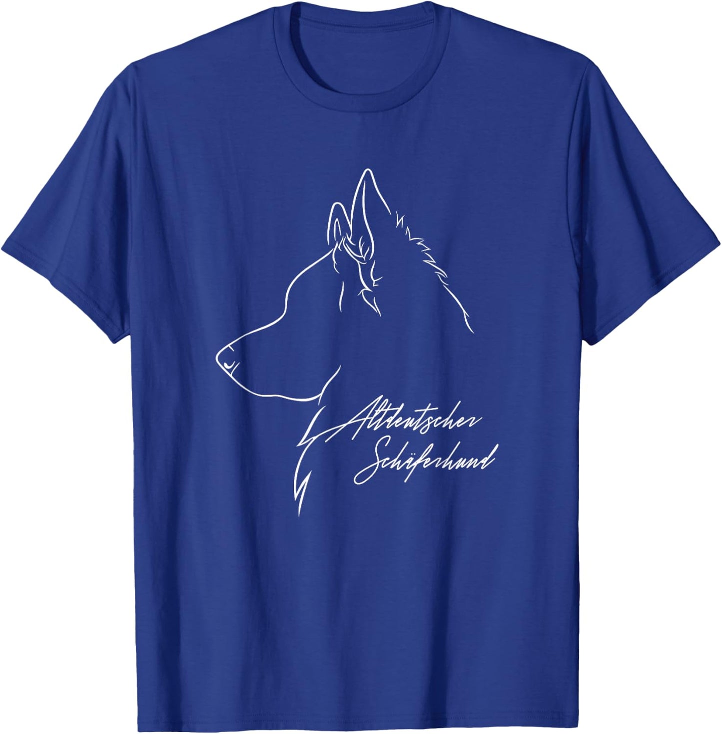 Altdeutscher Schäferhund Profil Hunderasse Hund Hunde T-Shirt - T-Shirt | Royal