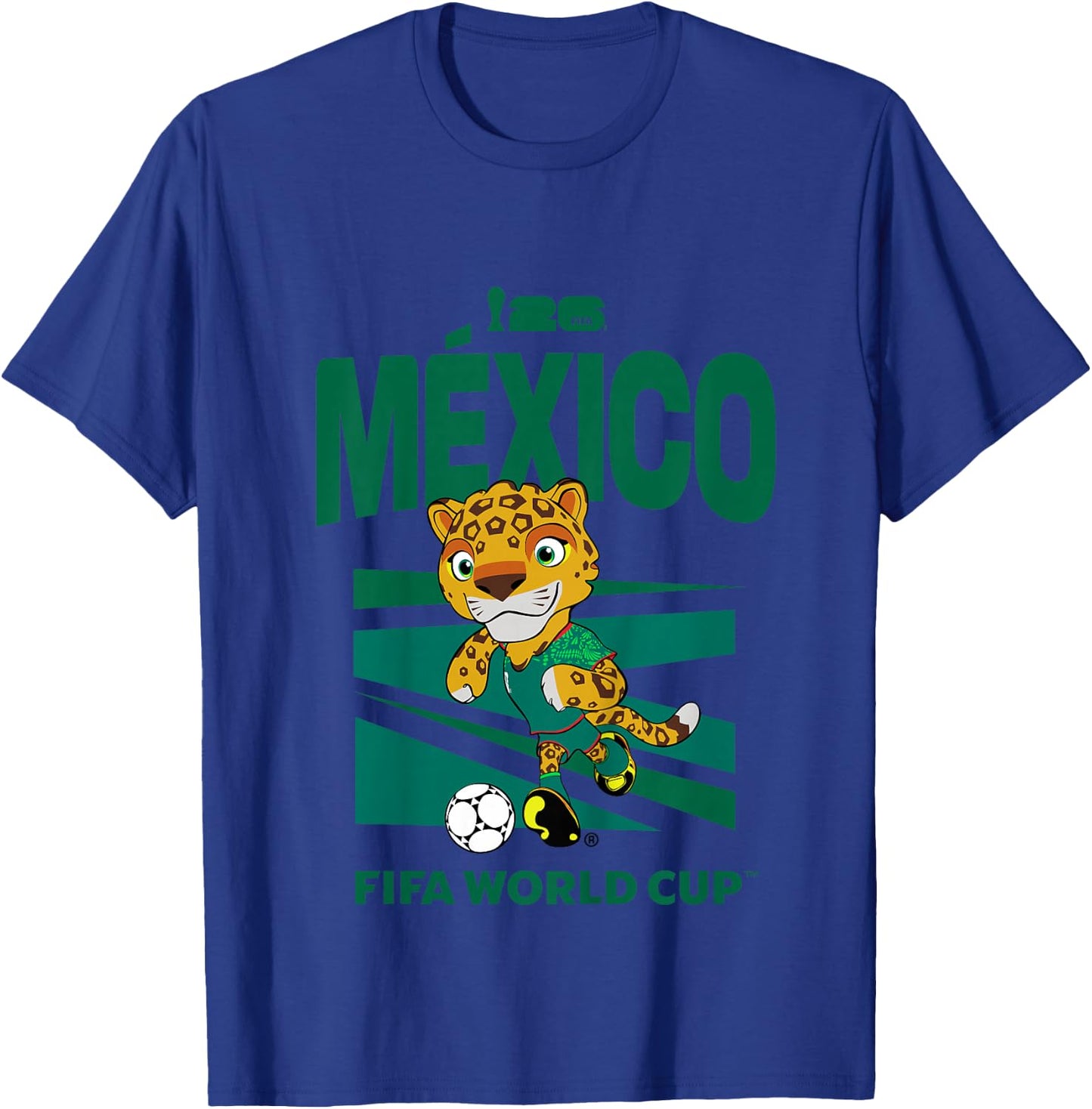 Enfant FIFA World CUP26 Mexico Balle de Mascotte T-Shirt - T-Shirt | Royal