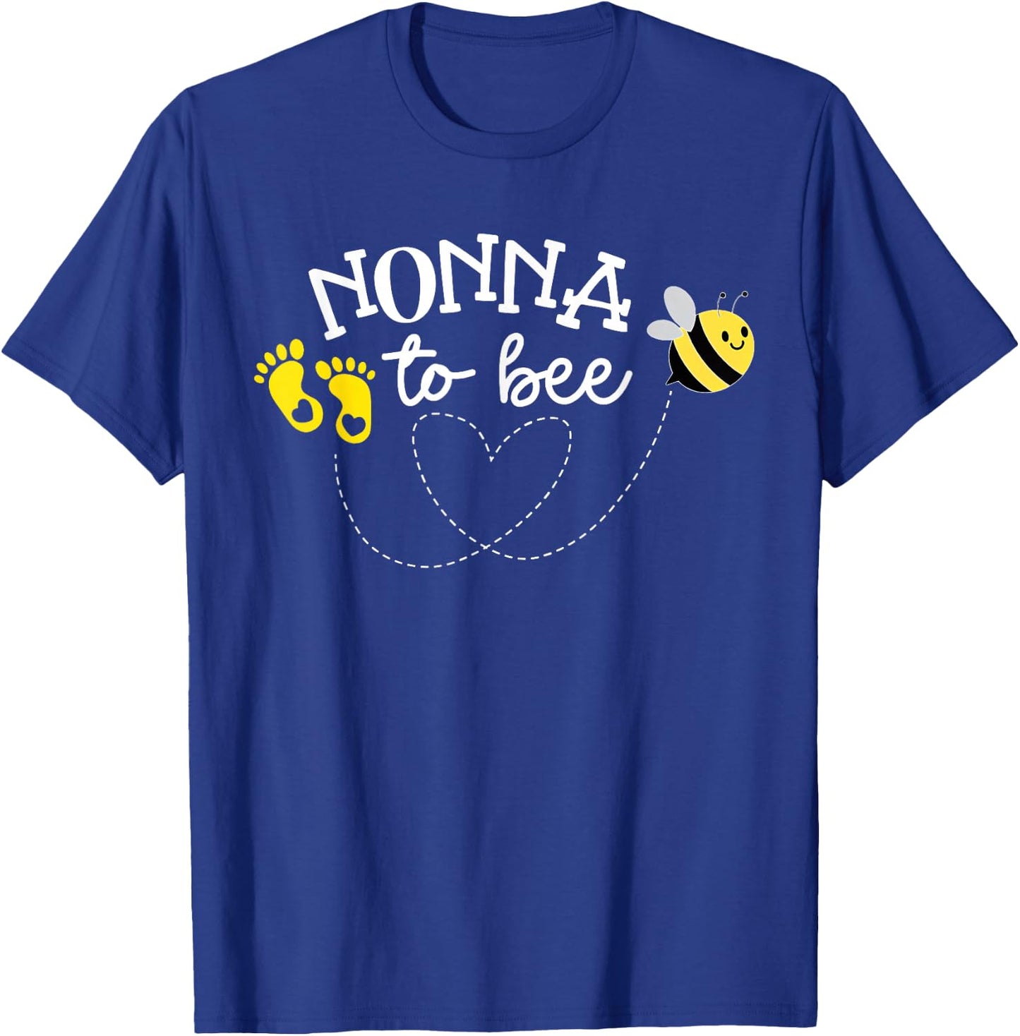 Nonna to Bee Pregnancy Announcement Baby Shower T-Shirt - T-Shirt | Royal