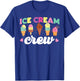 Eistüte Eiscreme Crew T-Shirt - T-Shirt | Royal