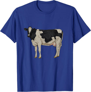 Drawing of a Holstein cattle T-Shirt - T-Shirt | Royal