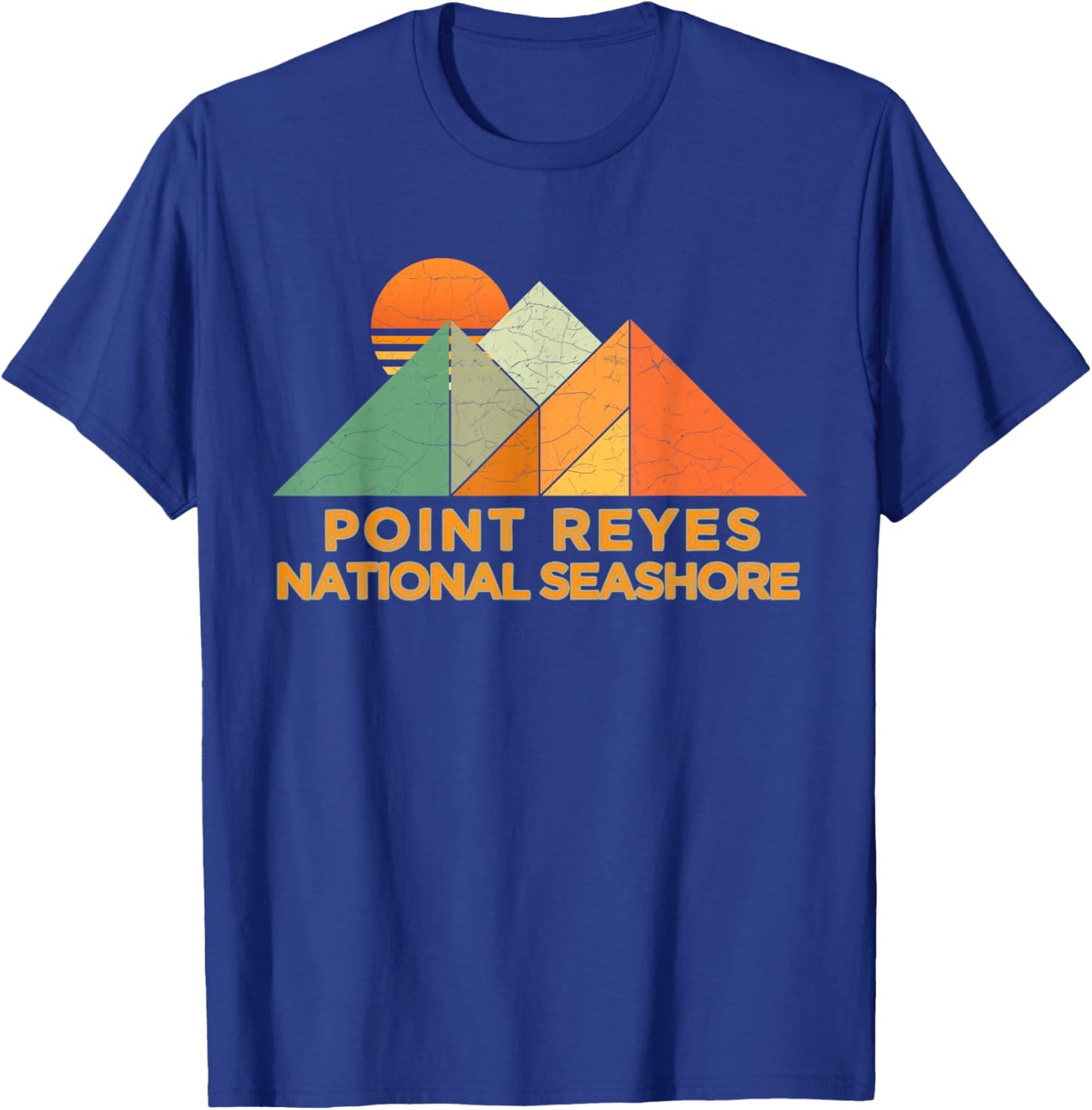 Retro Vintage Point Reyes National Seashore Shirt T-Shirt - T-Shirt | Royal