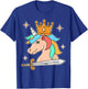 Sword Cute Unicorn T-Shirt - T-Shirt | Royal