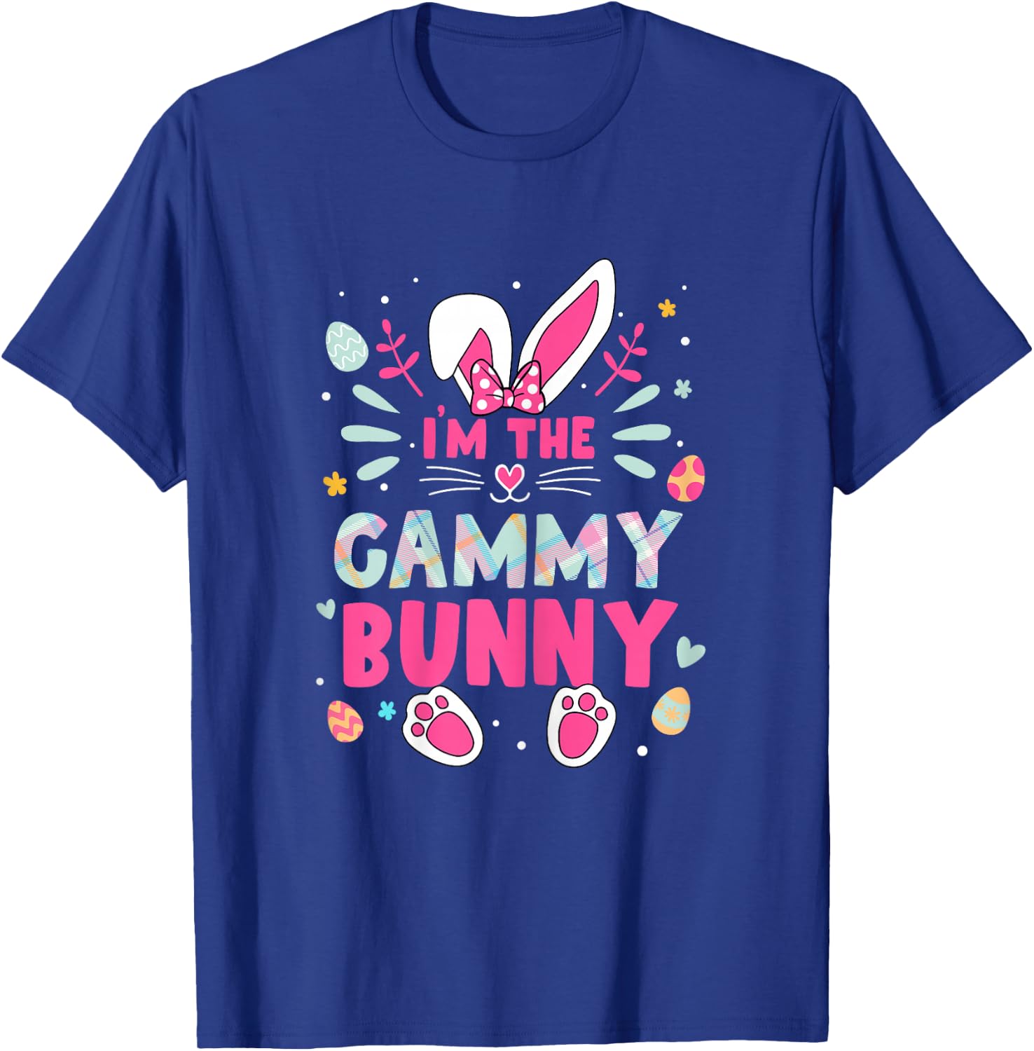 I'm The Gammy Bunny Happy Easter Cute Gammy Bunny Lover T-Shirt - T-Shirt | Royal