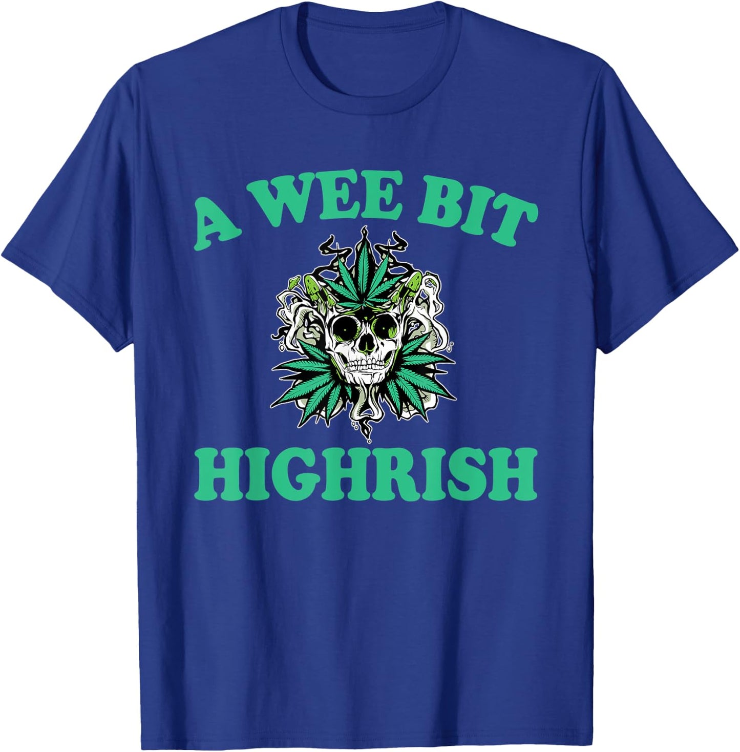 Funny Pun A Wee Bit HiRish T-Shirt - T-Shirt | Royal