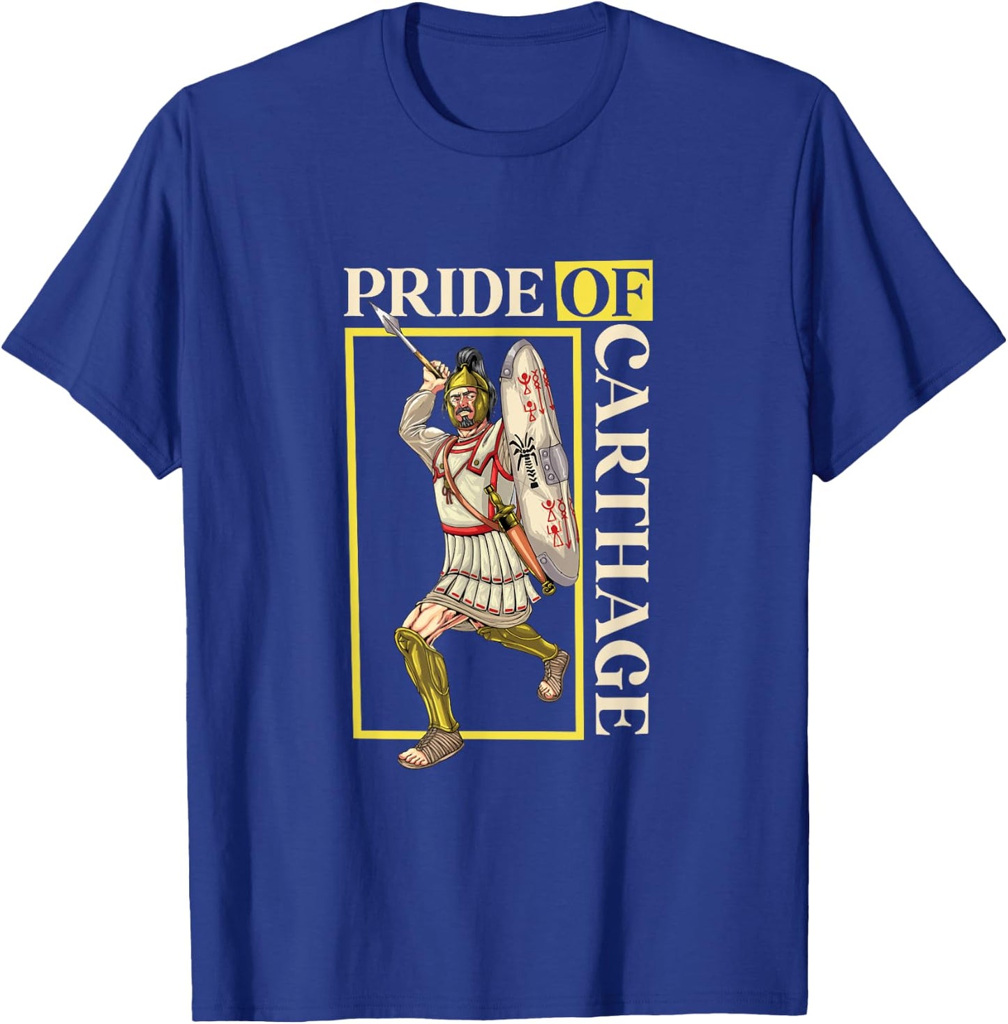 Carthage - Hoplite Carthaginian , Black, S T-Shirt - T-Shirt | Royal