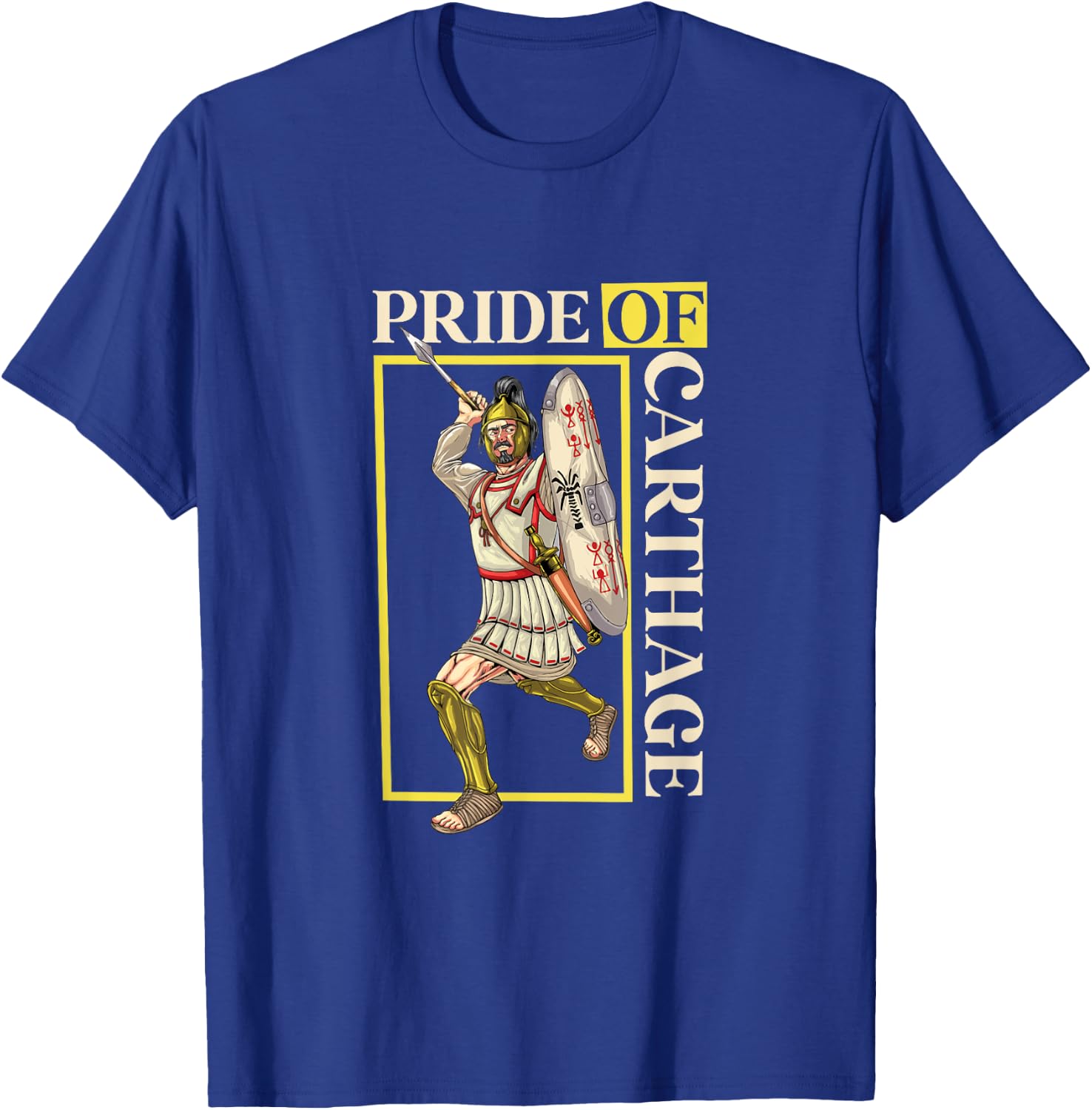 Carthage - Hoplite Carthaginian , Black, S T-Shirt - T-Shirt | Royal