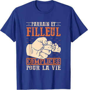 Family Uncle Godfather Filleul Humor , Black, S T-Shirt - T-Shirt | Royal