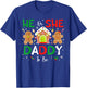 Gingerbread He or She Daddy To Be Christmas Gender Reveal T-Shirt - T-Shirt | Royal