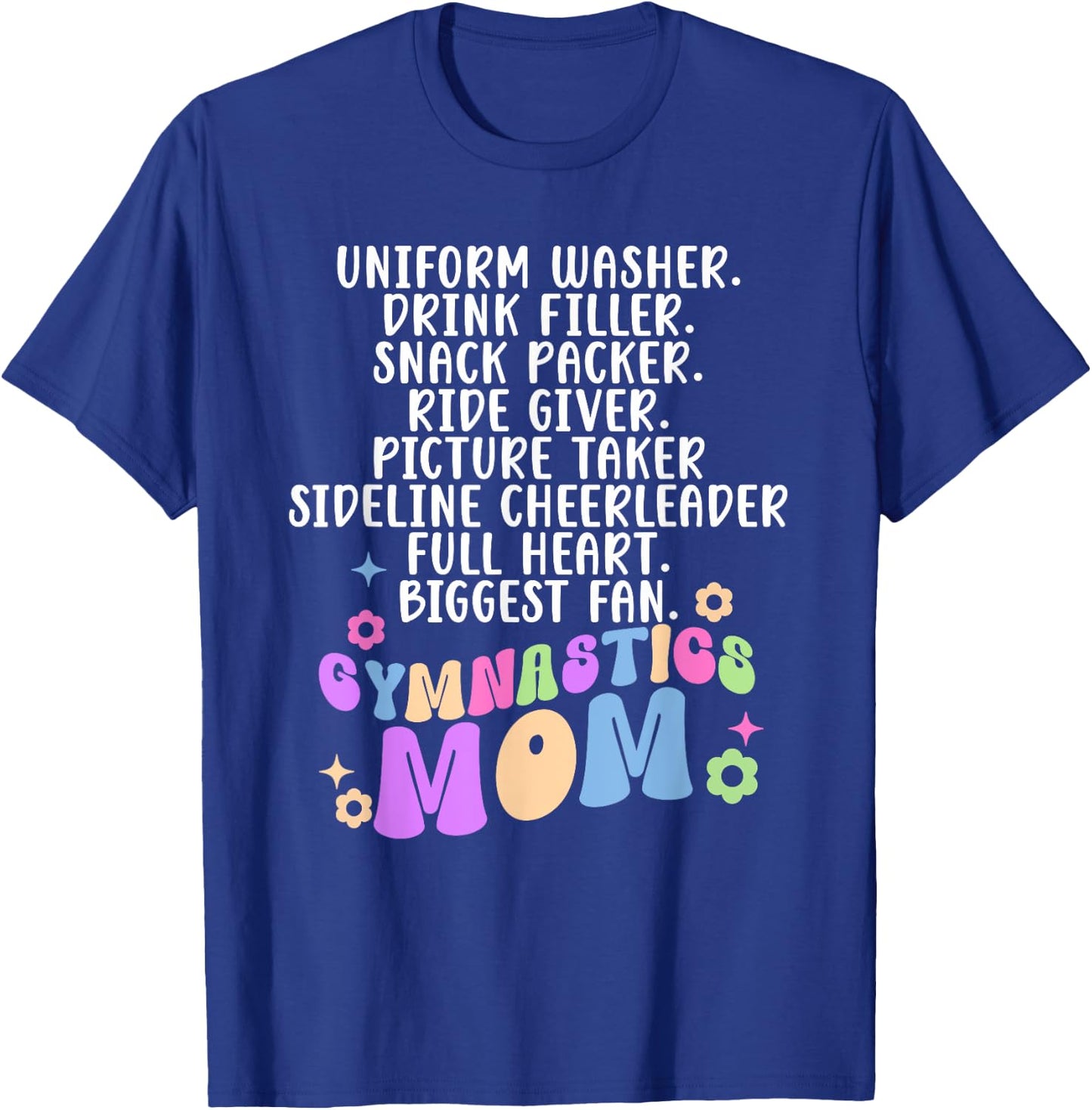 Gymnastics Mom Definition Mom Of A Gymnast Mother T-Shirt - T-Shirt | Royal