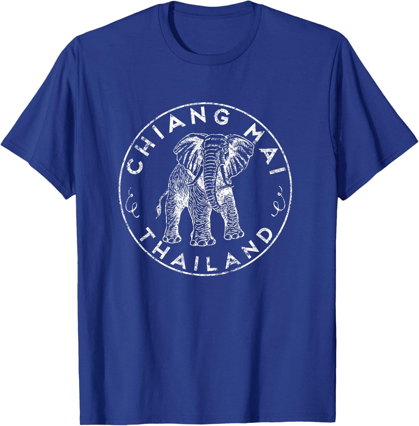 Chiang Mai Thailand Elephant Thai Digital Nomad T-Shirt - T-Shirt | Royal