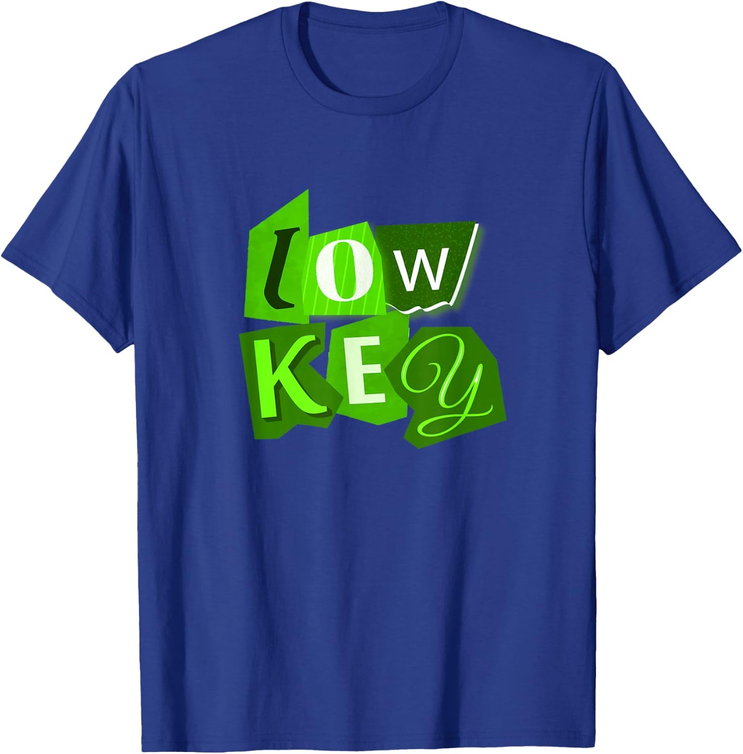 Green Color Low Key Green Graphic T-Shirt - T-Shirt | Royal