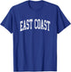 East Coast Vintage Style T-Shirt - T-Shirt | Royal