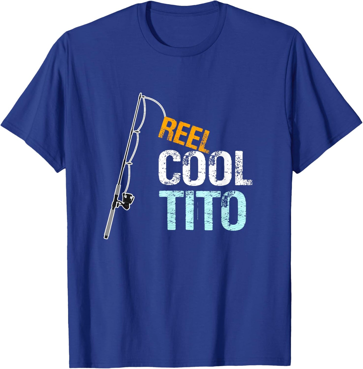 Reel Cool Tito Mexican Spanish Grandpa T-Shirt - T-Shirt | Royal