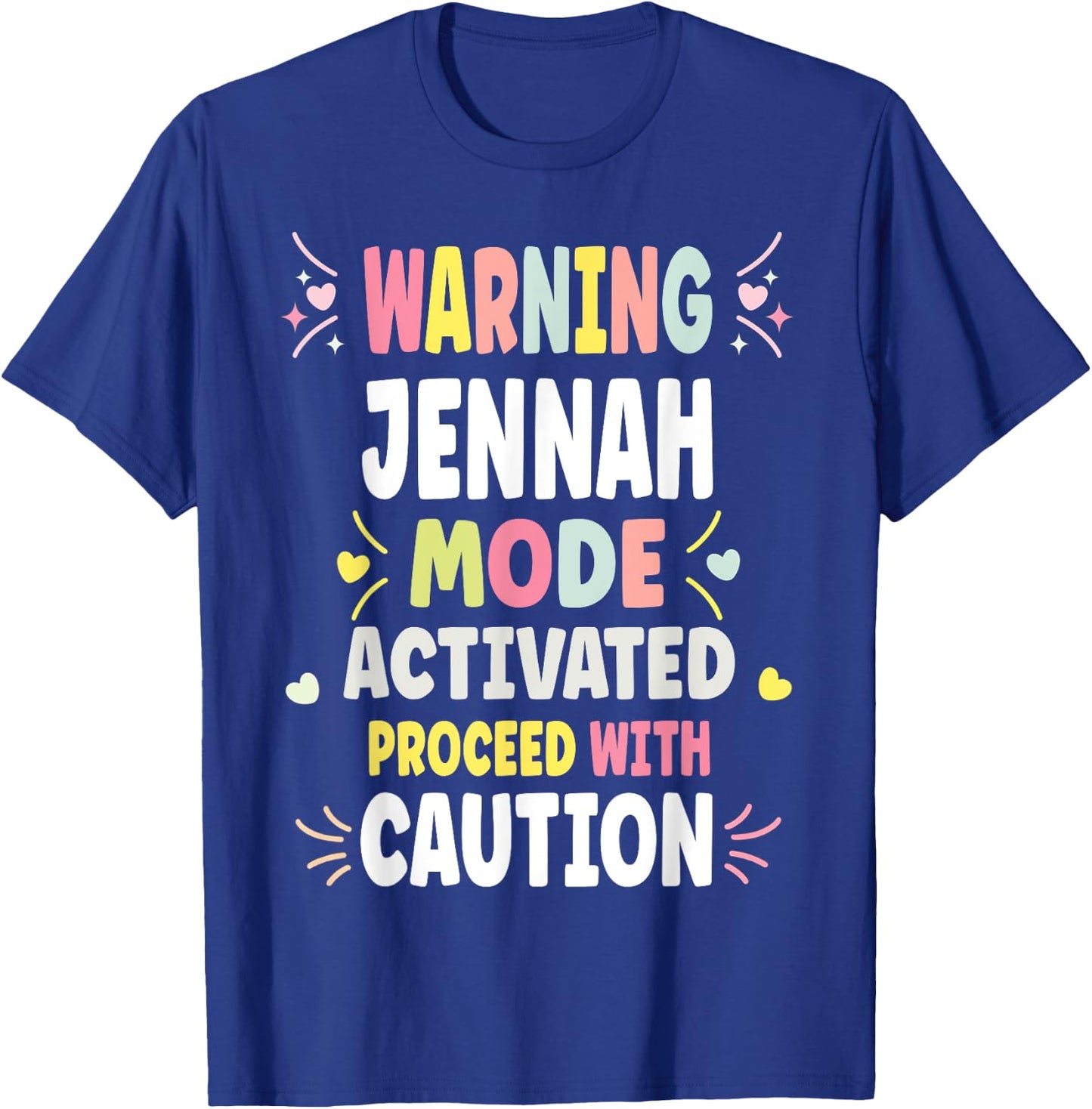 JENNAH Personalized Women's Gift Custom JENNAH T-Shirt - T-Shirt | Royal