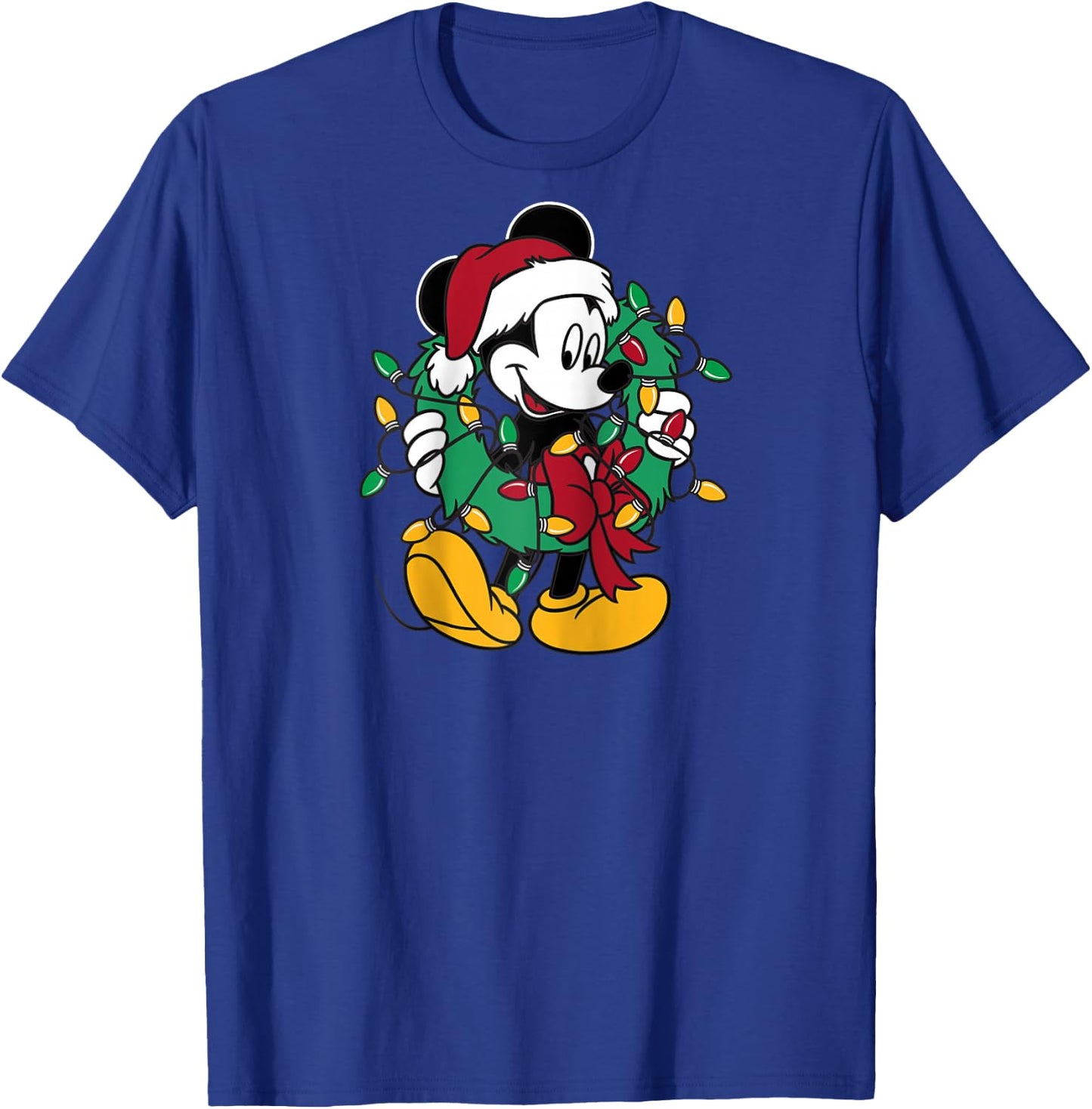 Disney - Mickey Mouse Lights Raglan Baseball T-Shirt - T-Shirt | Royal