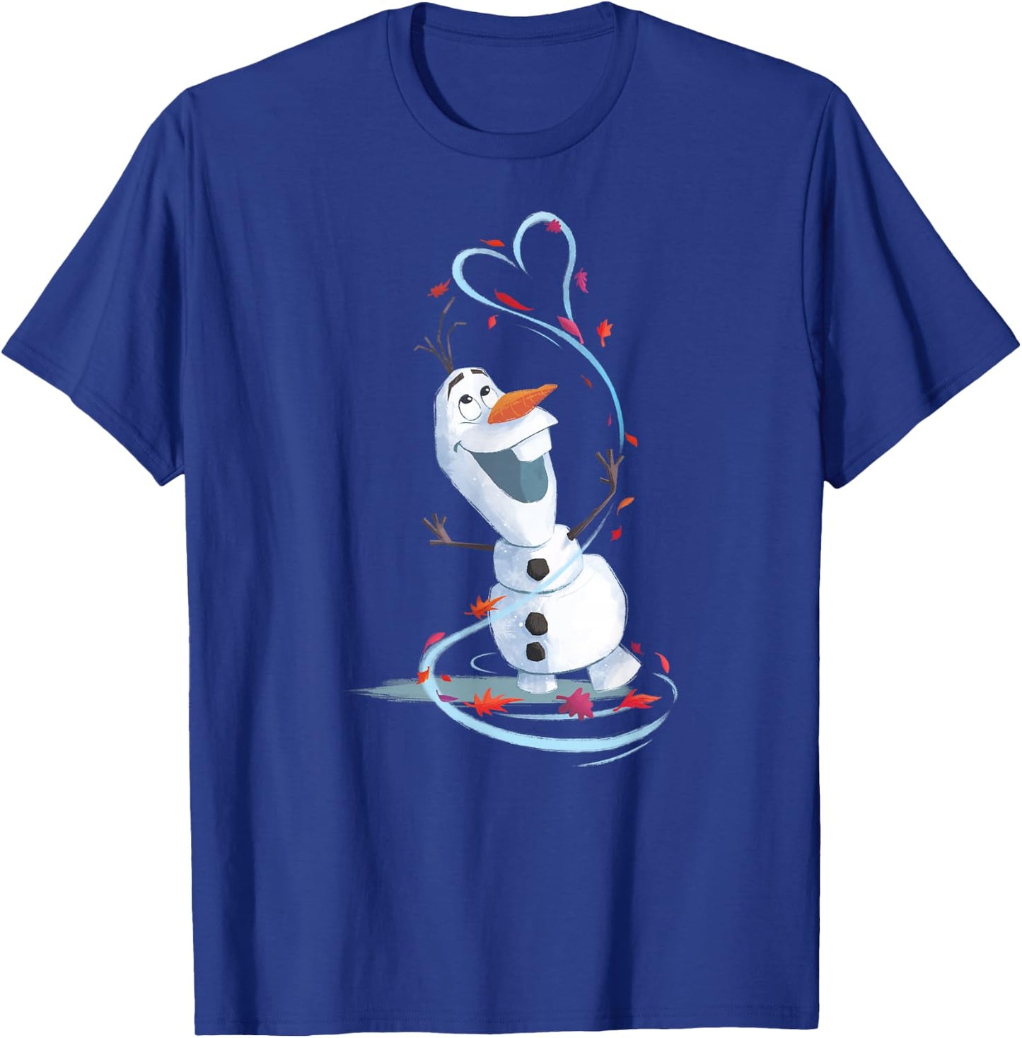 Frozen Olaf Snowman Heart T-Shirt - T-Shirt | Royal