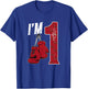 Kids 1st Birthday Boxing Boy One Year Old Boxer T-Shirt - T-Shirt | Royal