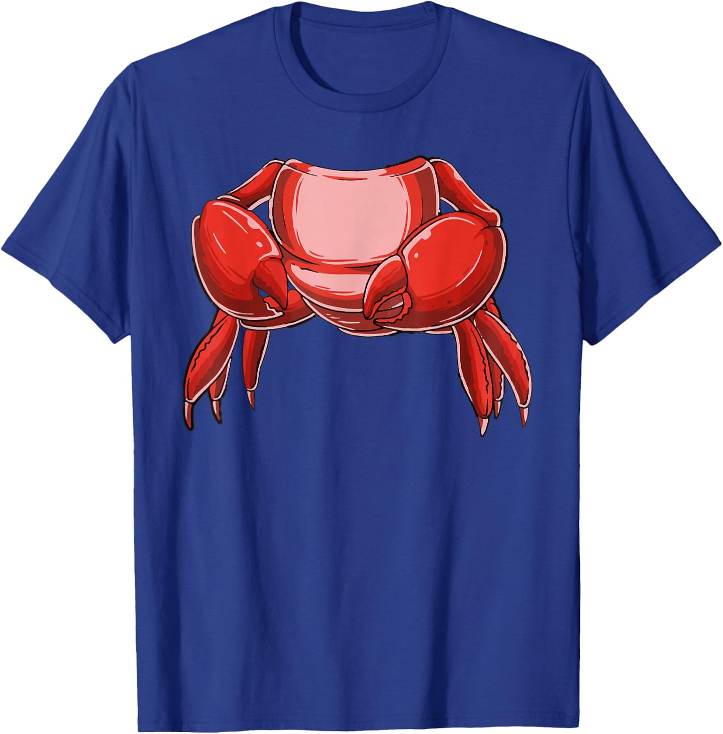 Headless Crab Costume Funny Fishing Crab Lovers Halloween T-Shirt - T-Shirt | Royal
