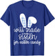 Kids Will Trade Sister for Easter Candy Big Brother Bunny Boys T-Shirt - T-Shirt | Royal