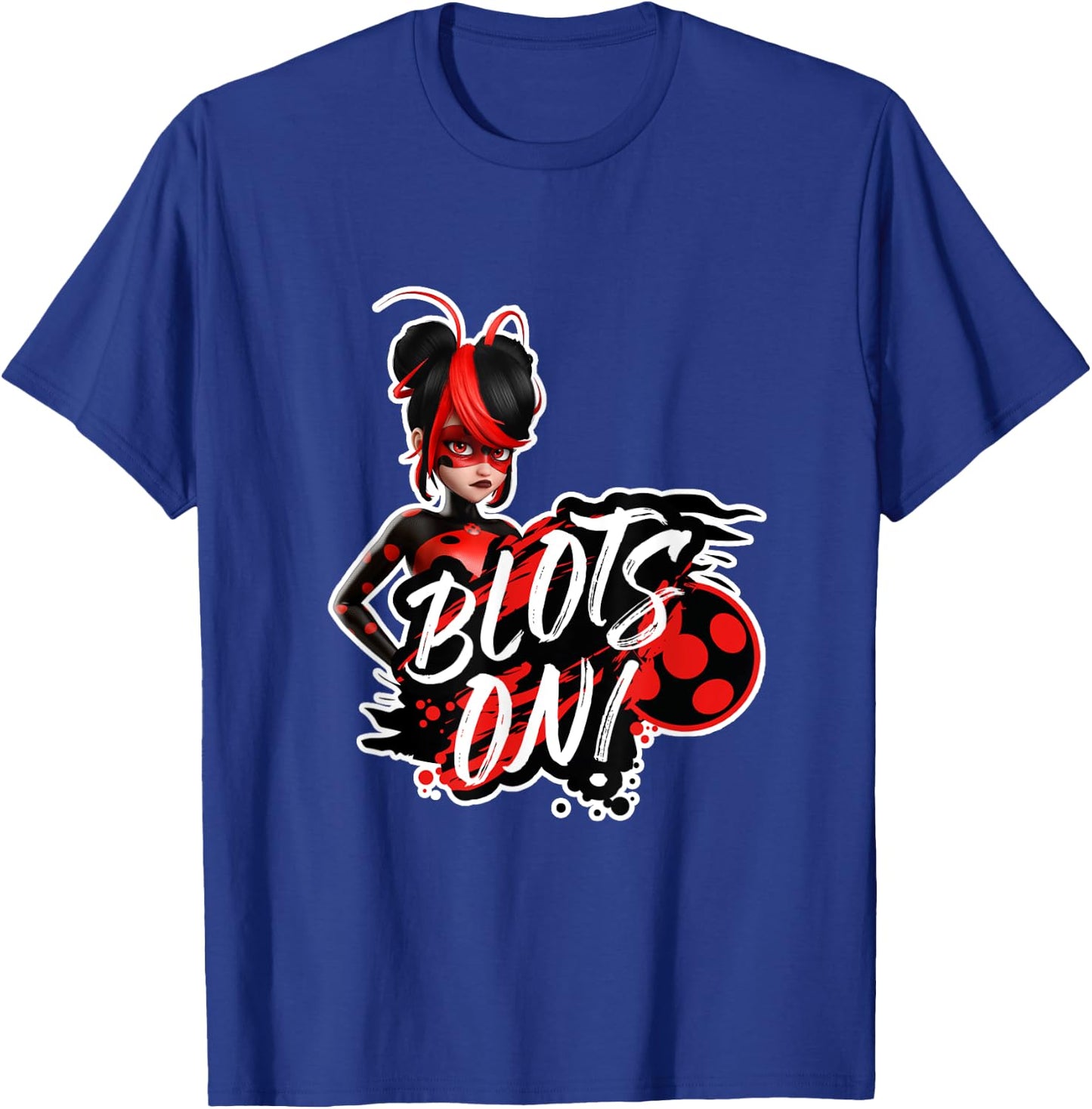 Miraculous Ladybug Shadybug and Claw Noir Blots On T-Shirt - T-Shirt | Royal
