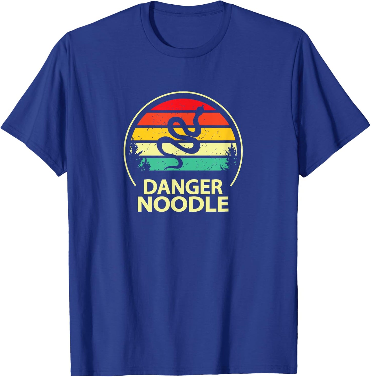 Funny Retro Vintage Snek Reptile Danger Noodle Lover T-Shirt - T-Shirt | Royal