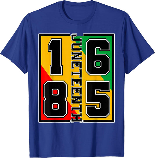 Juneteenth 1865 Independence Freedom Day African Pride T-Shirt - T-Shirt | Royal
