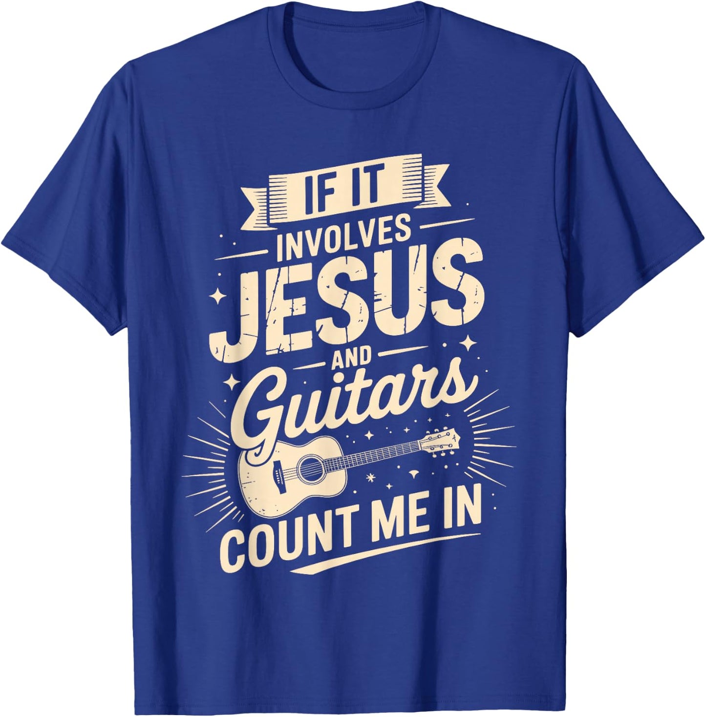 Funny Guitar Design Women Guitar Player Guitarist T-Shirt - T-Shirt | Royal
