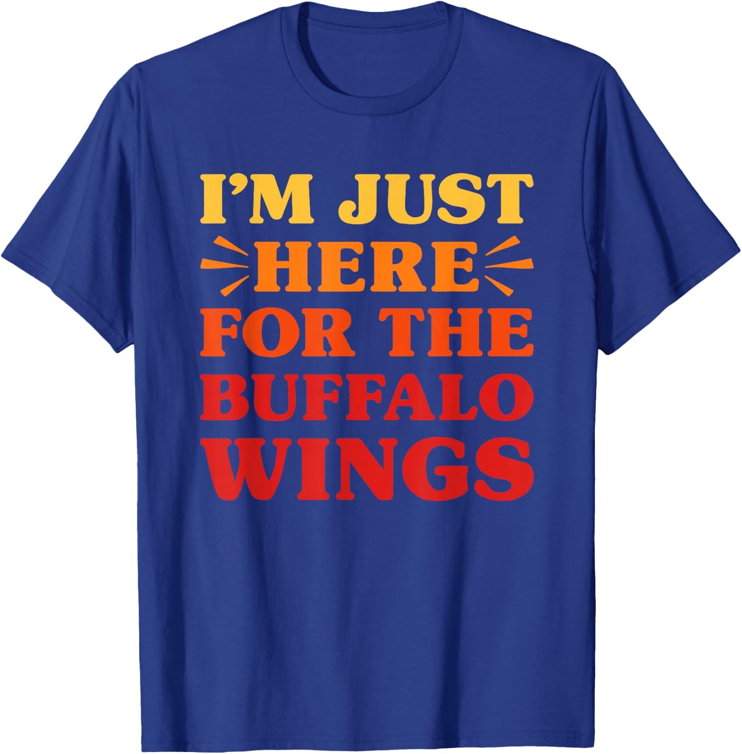 Buffalo Wings I Love Buffalo Wings Funny Food Lover T-Shirt - T-Shirt | Royal