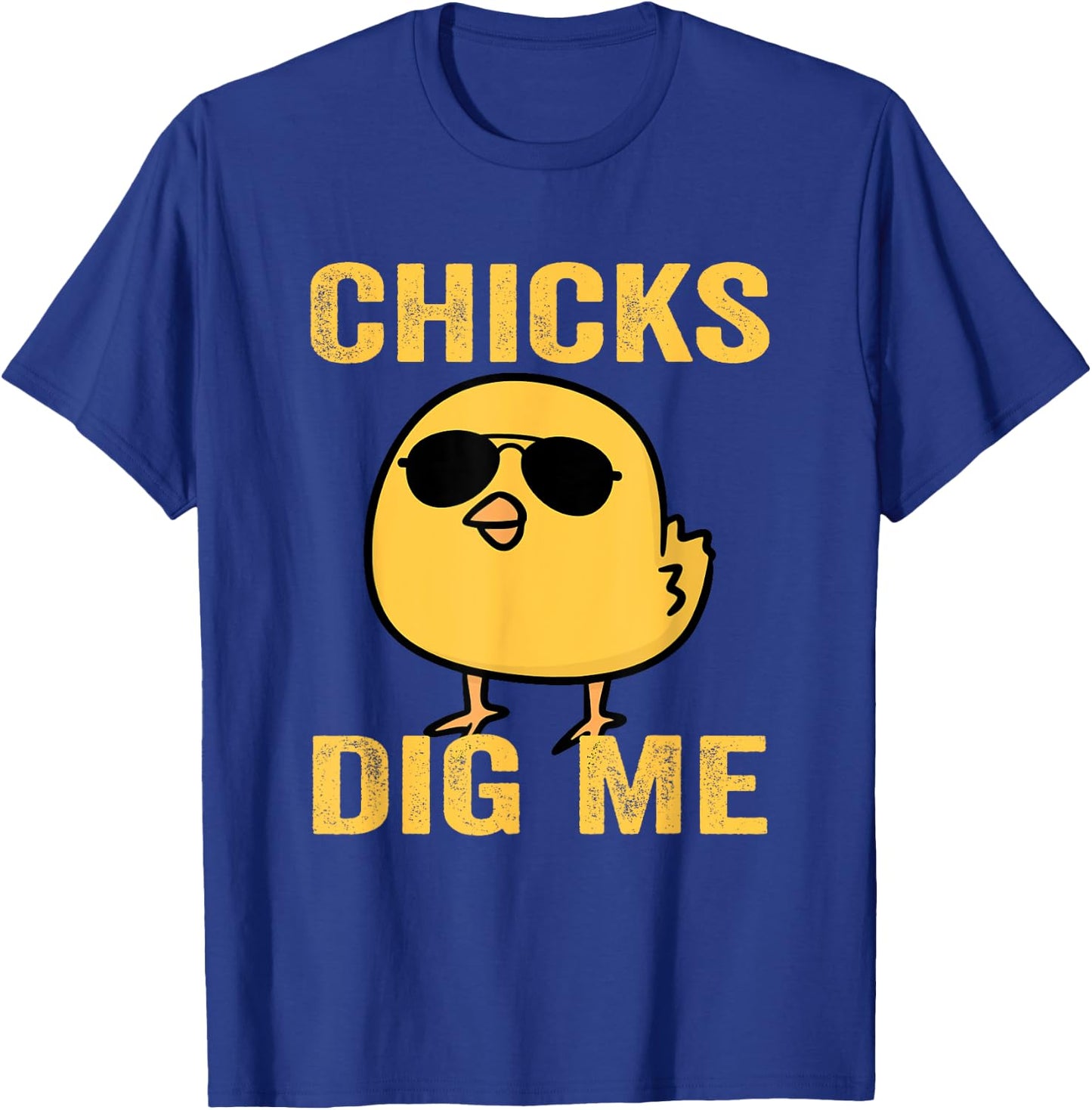 Chicks Dig Me Easter Funny Egg Easter kids boys girls T-Shirt - T-Shirt | Royal